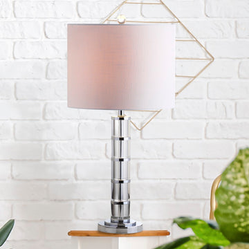 Hailey 26" Crystal LED Table Lamp - JONATHAN Y